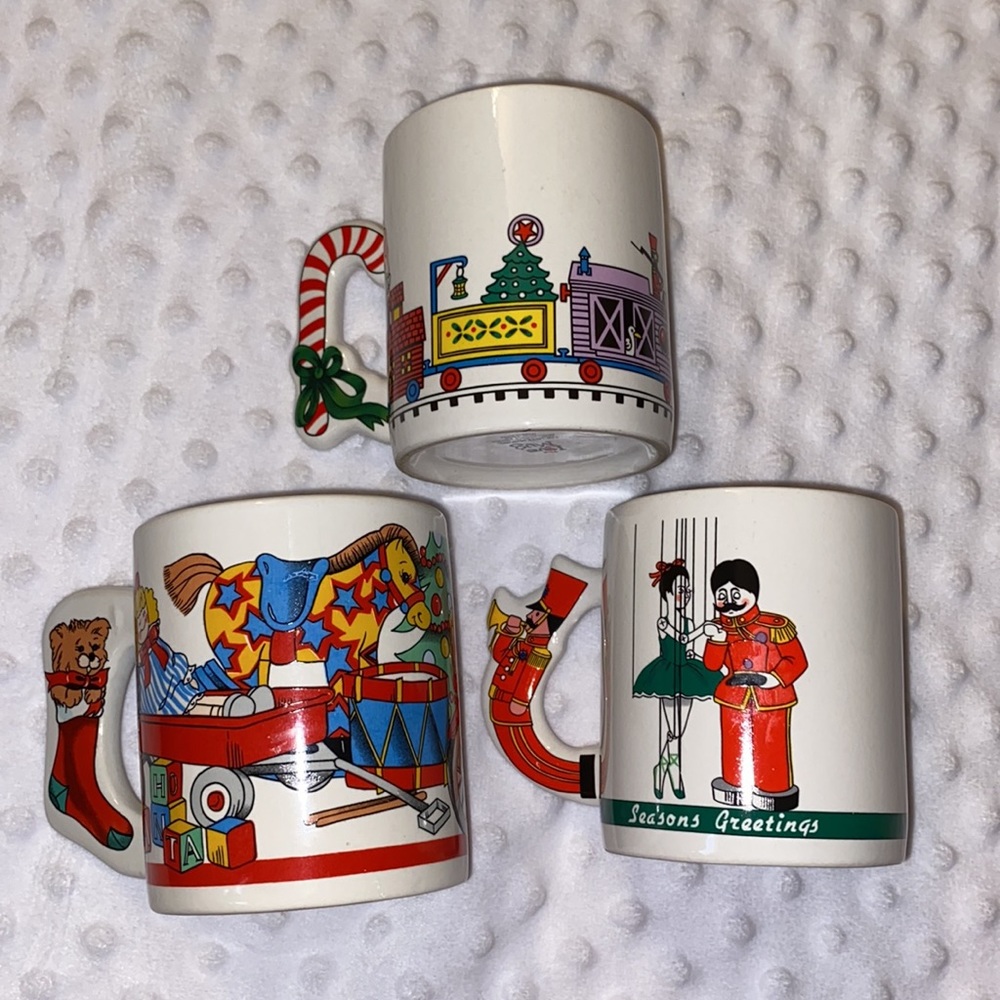 Vintage Christmas The Love Mug Coffee Mug Set